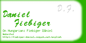 daniel fiebiger business card